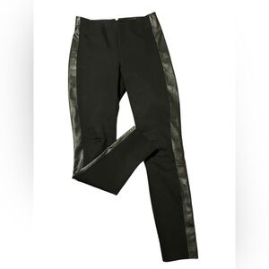J.Crew Pixie Pant with Leather Tux Stripe size 4
